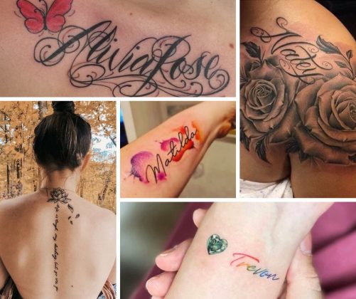 50 Stunning Name Tattoo Ideas to Honor Your Loved Ones - DIY Morning